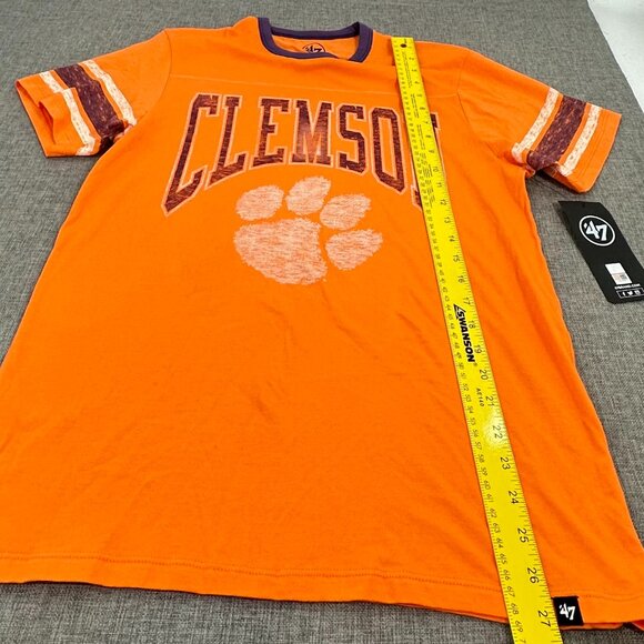 NEW! 47 Clemson Tigers Shirt Orange NCAA Fan Short Sleeve Small Cotton‎ $42 - Picture 3 of 8